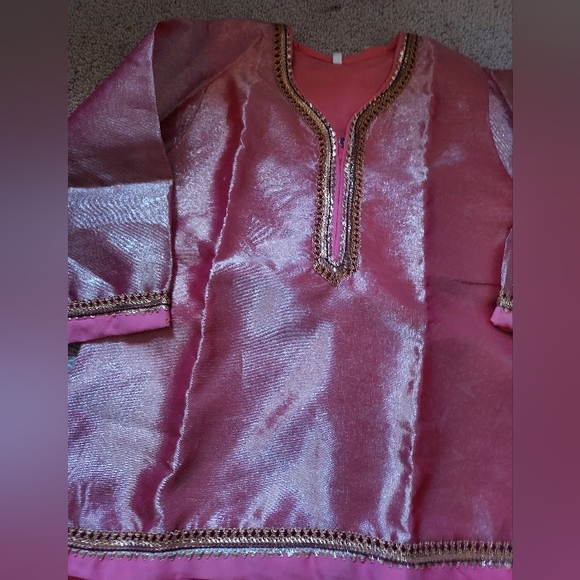 Kids 3 piece stitched gharara dress - Picture 3 of 10